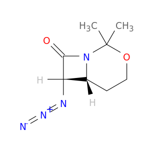 3-Oxa-1-azabicyclo[4.2.0]octan-8-one, 7-azido-2,2-dimethyl-, trans-