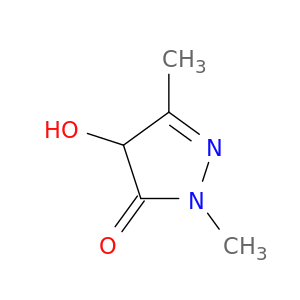 3H-Pyrazol-3-one, 2,4-dihydro-4-hydroxy-2,5-dimethyl-