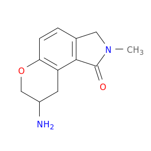 Pyrano[3,2-e]isoindol-1(7H)-one, 8-amino-2,3,8,9-tetrahydro-2-methyl-