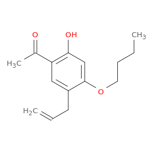 Ethanone, 1-[4-butoxy-2-hydroxy-5-(2-propenyl)phenyl]-