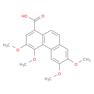 1-Phenanthrenecarboxylic acid, 3,4,6,7-tetramethoxy-