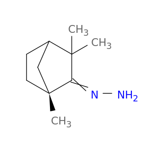 Bicyclo[2.2.1]heptan-2-one, 1,3,3-trimethyl-, hydrazone, (1R)-
