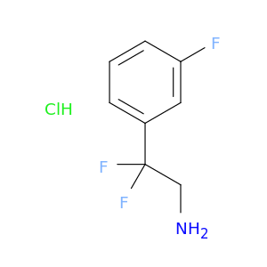 2,2-Difluoro-2-(3-fluorophenyl)ethan-1-amine Hydrochloride