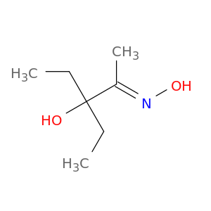 2-Pentanone, 3-ethyl-3-hydroxy-, oxime, (E)-