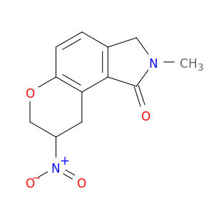 Pyrano[3,2-e]isoindol-1(7H)-one, 2,3,8,9-tetrahydro-2-methyl-8-nitro-