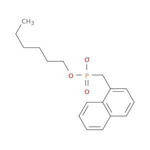 Phosphonic acid, (1-naphthalenylmethyl)-, monohexyl ester