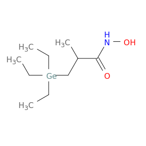 Propanamide, N-hydroxy-2-methyl-3-(triethylgermyl)-