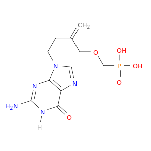 Phosphonic acid,P-[[4-(2-amino-1,6-dihydro-6-oxo-9H-purin-9-yl)-2-methylenebutoxy]methyl]-