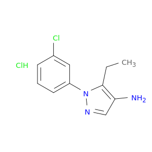 1-(3-Chlorophenyl)-5-ethyl-1H-pyrazol-4-amine Hydrochloride