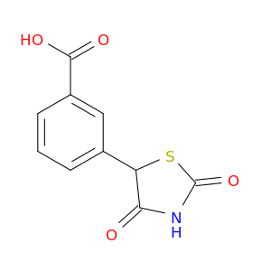 Benzoic acid, 3-(2,4-dioxo-5-thiazolidinyl)-