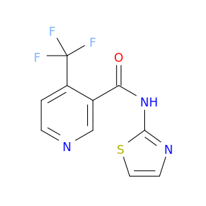 3-Pyridinecarboxamide, N-2-thiazolyl-4-(trifluoromethyl)-