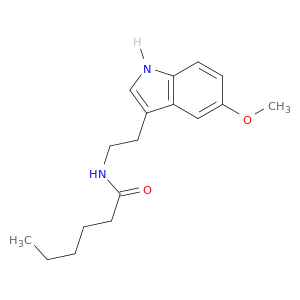 Hexanamide, N-[2-(5-methoxy-1H-indol-3-yl)ethyl]-