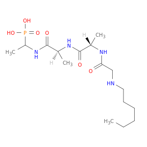 L-Alaninamide, N-hexylglycyl-L-alanyl-N-(1-phosphonoethyl)-, (S)-