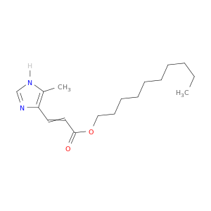 2-Propenoic acid, 3-(5-methyl-1H-imidazol-4-yl)-, decyl ester
