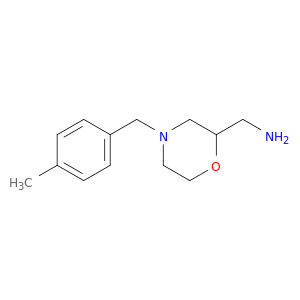 {4-[(4-methylphenyl)methyl]morpholin-2-yl}methanamine