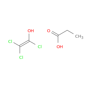 Ethenol, trichloro-, propanoate