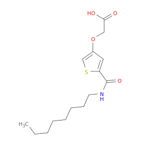 Acetic acid, 2-[[5-[(octylamino)carbonyl]-3-thienyl]oxy]-