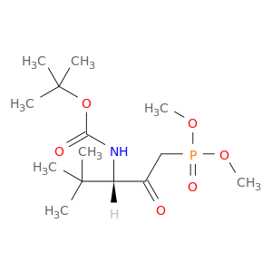 ((3S)-4,4-二甲基-3-(Boc-氨基)-2-氧戊基)膦酸二甲酯