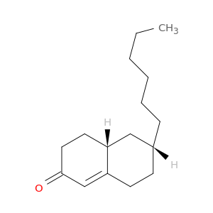 2(3H)-Naphthalenone, 6-hexyl-4,4a,5,6,7,8-hexahydro-, trans-