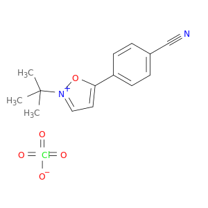 Isoxazolium, 5-(4-cyanophenyl)-2-(1,1-dimethylethyl)-, perchlorate (1:1)