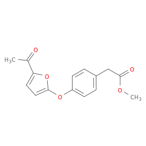 METHYL 2-[4-[(5-ACETYL-2-FURYL)OXY]PHENYL]ACETATE