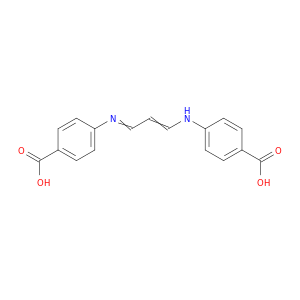 Benzoic acid, 4-[[3-[(4-carboxyphenyl)amino]-2-propenylidene]amino]-