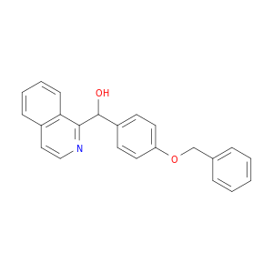 1-Isoquinolinemethanol,a-[4-(phenylmethoxy)phenyl]-