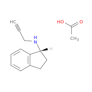 1H-Inden-1-amine, 2,3-dihydro-N-2-propynyl-, (R)-, acetate