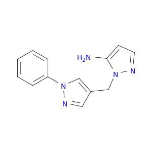 1-[(1-Phenyl-1H-pyrazol-4-yl)methyl]-1H-pyrazol-5-amine