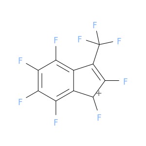 Indenylium, 1,2,4,5,6,7-hexafluoro-3-(trifluoromethyl)-