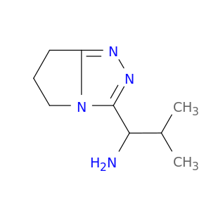 2-Methyl-1-{5H,6H,7H-pyrrolo[2,1-c][1,2,4]triazol-3-yl}propan-1-amine