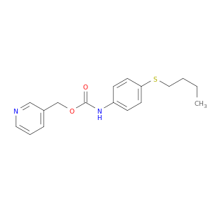 Carbamic acid, [4-(butylthio)phenyl]-, 3-pyridinylmethyl ester
