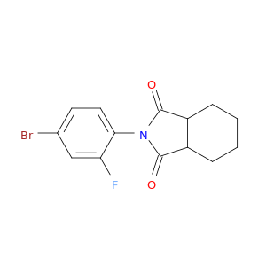 1H-Isoindole-1,3(2H)-dione, 2-(4-bromo-2-fluorophenyl)hexahydro-