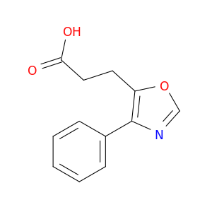 5-Oxazolepropanoic acid, 4-phenyl-