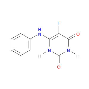 2,4(1H,3H)-Pyrimidinedione, 5-fluoro-6-(phenylamino)-