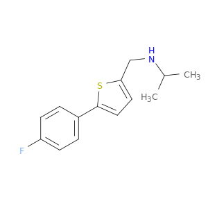 {[5-(4-Fluorophenyl)thiophen-2-yl]methyl}(propan-2-yl)amine