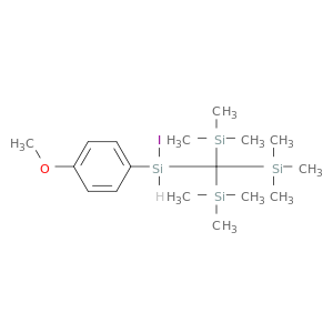 Silane, [[iodo(4-methoxyphenyl)silyl]methylidyne]tris[trimethyl-