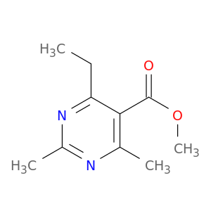5-Pyrimidinecarboxylic acid, 4-ethyl-2,6-dimethyl-, methyl ester