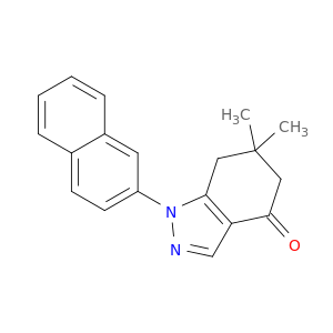 4H-Indazol-4-one, 1,5,6,7-tetrahydro-6,6-dimethyl-1-(2-naphthalenyl)-