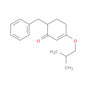 2-Cyclohexen-1-one, 3-(2-methylpropoxy)-6-(phenylmethyl)-