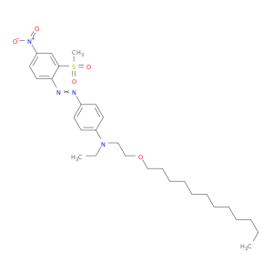 N-[2-(十二烷氧基)乙基]-N-乙基-4-[2-[2-(甲基磺酰基)-4-硝基苯基]苯并苯胺