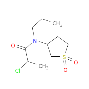 2-Chloro-N-(1,1-dioxo-1lambda6-thiolan-3-yl)-N-propylpropanamide