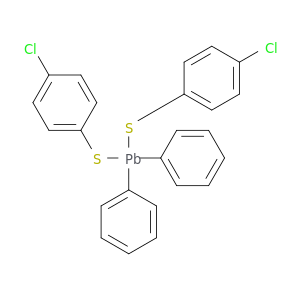 Plumbane, bis[(4-chlorophenyl)thio]diphenyl-