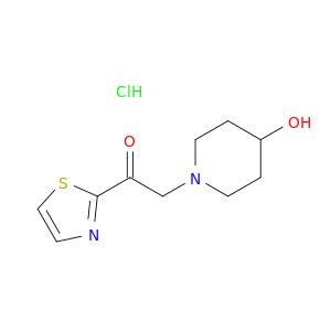2-(4-羟基-哌啶-1-基)-1-噻唑-2-基-乙酮盐酸盐