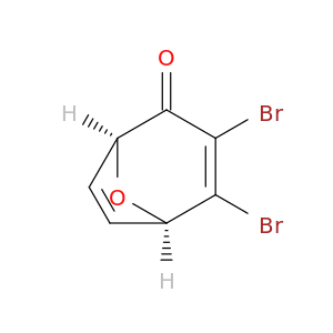 8-Oxabicyclo[3.2.1]octa-3,6-dien-2-one, 3,4-dibromo-, (1S,5R)-