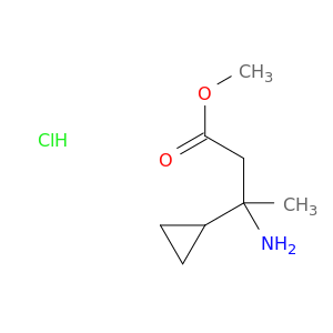 methyl 3-amino-3-cyclopropylbutanoate hydrochloride