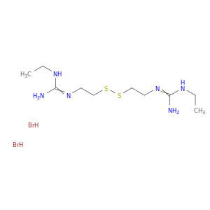 2,2'-(disulfanediyldiethane-2,1-diyl)bis(1-ethylguanidine) dihydrobromide