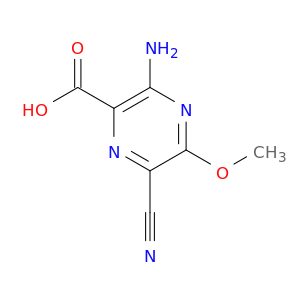 2-Pyrazinecarboxylicacid, 3-amino-6-cyano-5-methoxy-