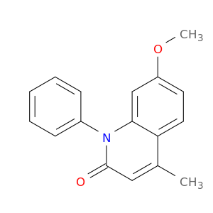 2(1H)-Quinolinone, 7-methoxy-4-methyl-1-phenyl-