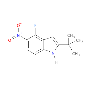2-TERT-BUTYL-4-FLUORO-5-NITRO-1H-INDOLE